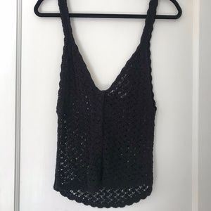 Button Down Crochet Top